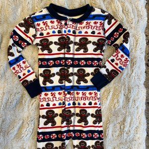 Gingerbread One-Piece Pajamas